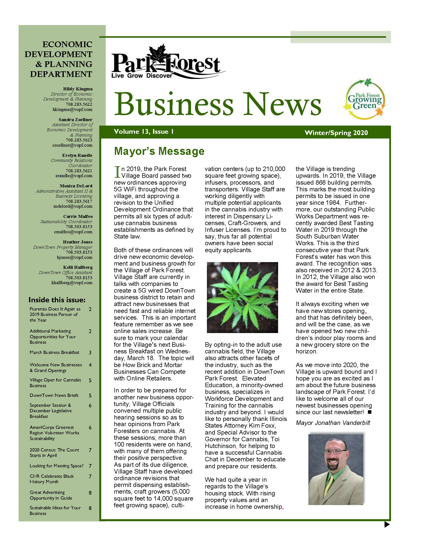 2020 Winter/Spring Newsletter