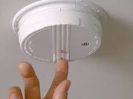 testing smoke alarm