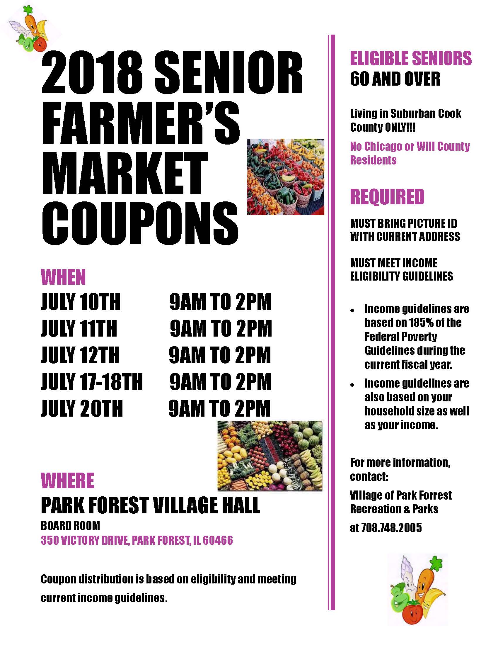 2018 Farmers Market Flyer