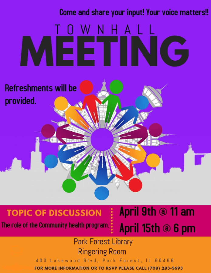 Community Health Townhall Meeting 4_9_19 and 4_15_19