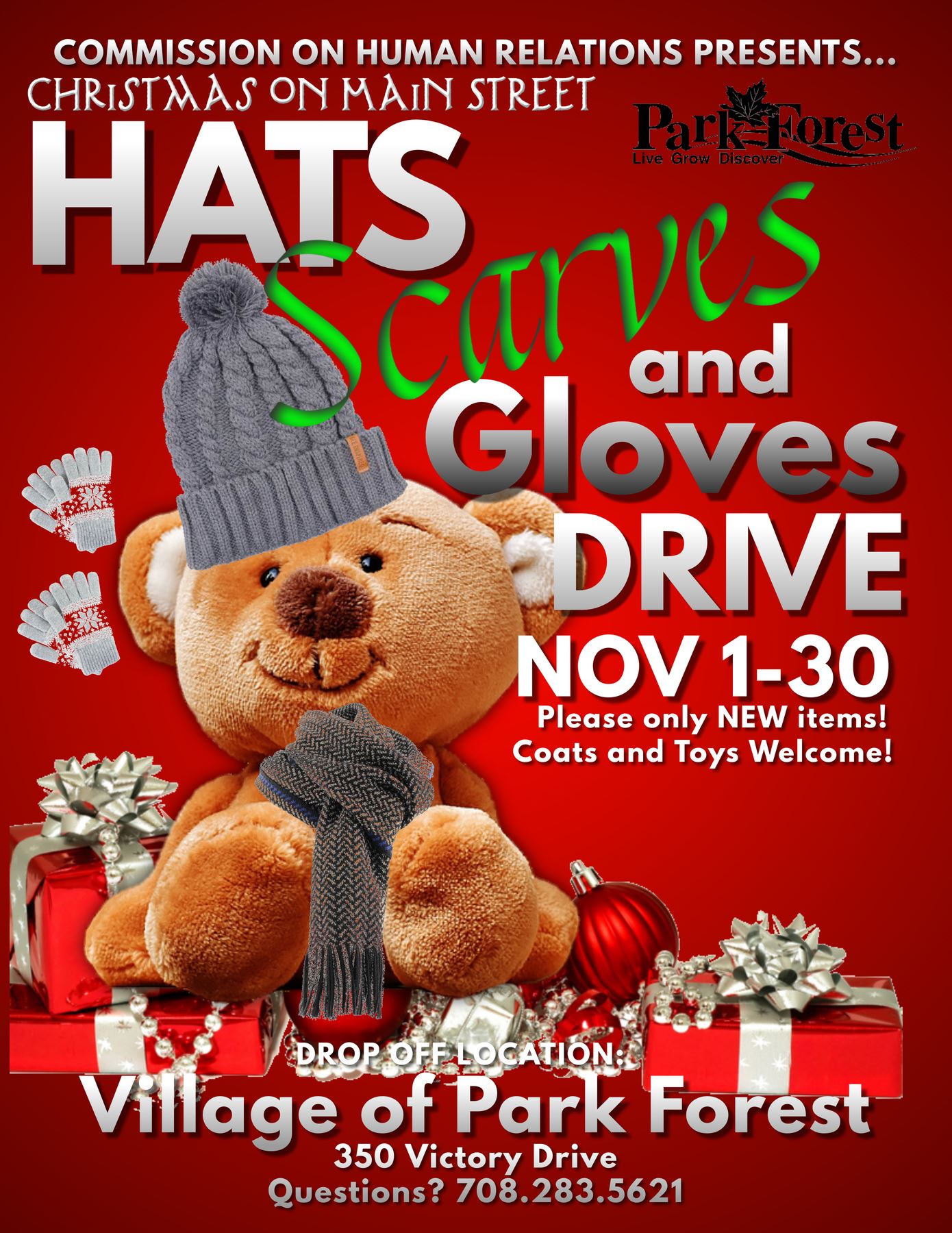 CHRISTMAS TOY DRIVE FLYER 