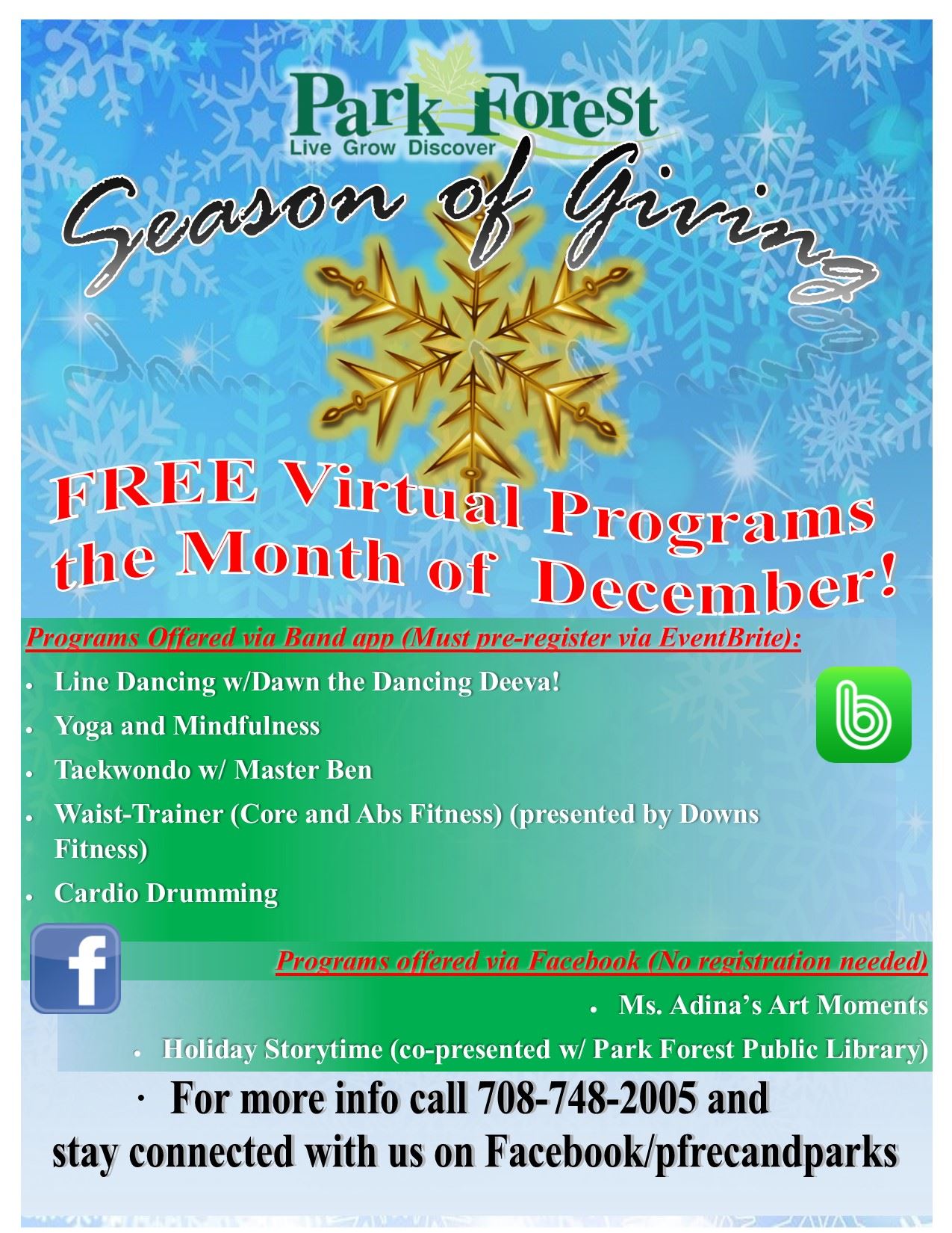 Dec Free Program Flyer