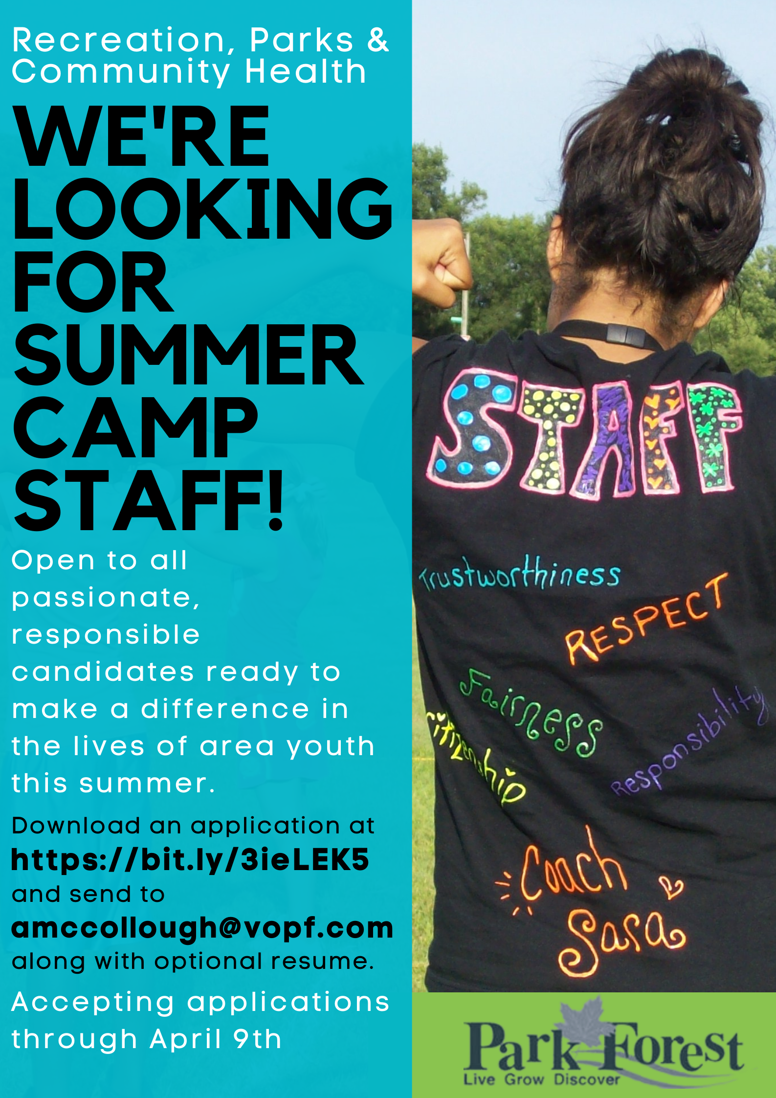 Summer Camp Staff 2021 Hiring Poster Rev 1_12_21