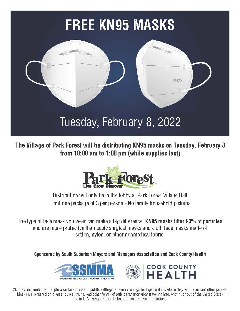 KN95 mask-distribution flyer